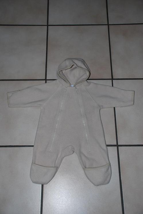 Baby Pilot Suit T62 of 2/3M beige fleecejas Zeer Goed!, Kinderen en Baby's, Babykleding | Maat 62, Zo goed als nieuw, Jongetje of Meisje