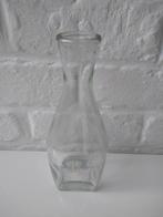 Vase transparent soliflore en forme de bouteille  21x8cm, Enlèvement ou Envoi