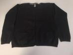 Vestje in tricot 122 / zwart, Kinderen en Baby's, Kinderkleding | Maat 122, Meisje, Trui of Vest, Ophalen of Verzenden, Zo goed als nieuw