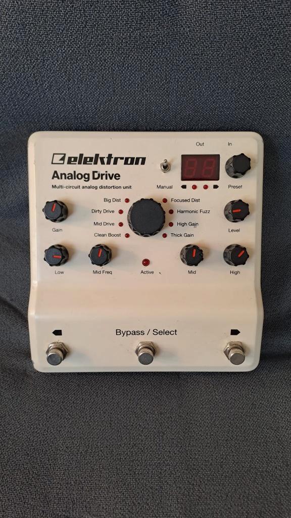 Elektron - Analog Drive, Musique & Instruments, Effets, Utilisé, Distortion, Overdrive ou Fuzz, Enlèvement ou Envoi