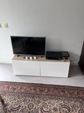 IKEA BESTA tv-meubel met schuiven -60% -  als nieuw 