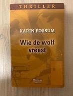 Wie de wolf vreest, Karin Fossum, in perfecte staat, Boeken, Ophalen of Verzenden, Gelezen