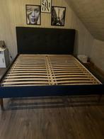 Tweepersoonsbed, Huis en Inrichting, Slaapkamer | Bedden, Ophalen, Tweepersoons, Zo goed als nieuw, 180 cm