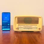 VINTAGE BUIZENRADIO BRET3 1950s MET BLUETOOTH BAKELIET RADIO, Antiek en Kunst, Antiek | Tv's en Audio, Verzenden