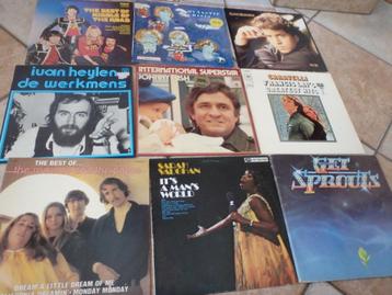 lot de 9 vinyles 33t-divers