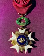 Croix d'Officier de l'Ordre de la Couronne., Enlèvement ou Envoi, Autres, Ruban, Médaille ou Ailes