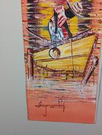 Peinture originale Sergei Bernard, Antiquités & Art, Art | Peinture | Classique, Enlèvement ou Envoi