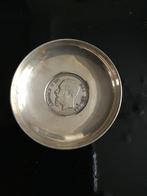 schaaltje zilver munt Koning Leopold II, Gebruikt, Ophalen of Verzenden, Servies