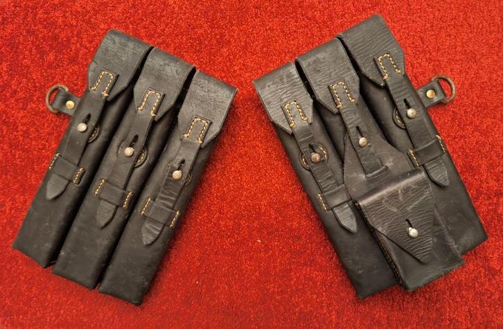 MP38u40 lederen ladertassen., Verzamelen, Militaria | Tweede Wereldoorlog, Ophalen