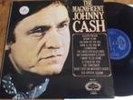 LP Johnny Cash “The Magnificent”, Gebruikt, Rock-'n-Roll, Ophalen of Verzenden, 12 inch