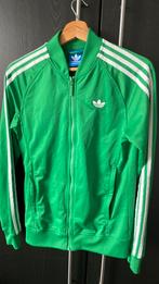 Adidas groene jas maat S, Ophalen, Gedragen