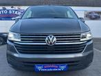 Volkswagen T6.1 Caravelle 2.0 TDi dubbele cabine 6-zits comf, Auto's, 4 deurs, Monovolume, 4 cilinders, Leder