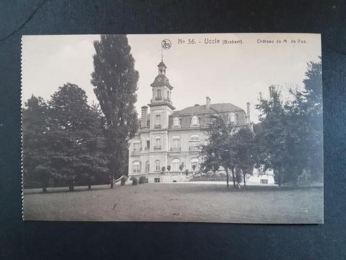 Ukkel Uccle ( Brabant ) Château de M de Vos, Verzamelen, Postkaarten | België, Ongelopen, Brussel (Gewest), 1920 tot 1940, Ophalen of Verzenden