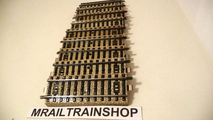 5107 MARKLIN HO -10 x RECHTE RAILS/VOIES DROITS(D2201391), Hobby en Vrije tijd, Modeltreinen | H0, Gebruikt, Rails, Wisselstroom