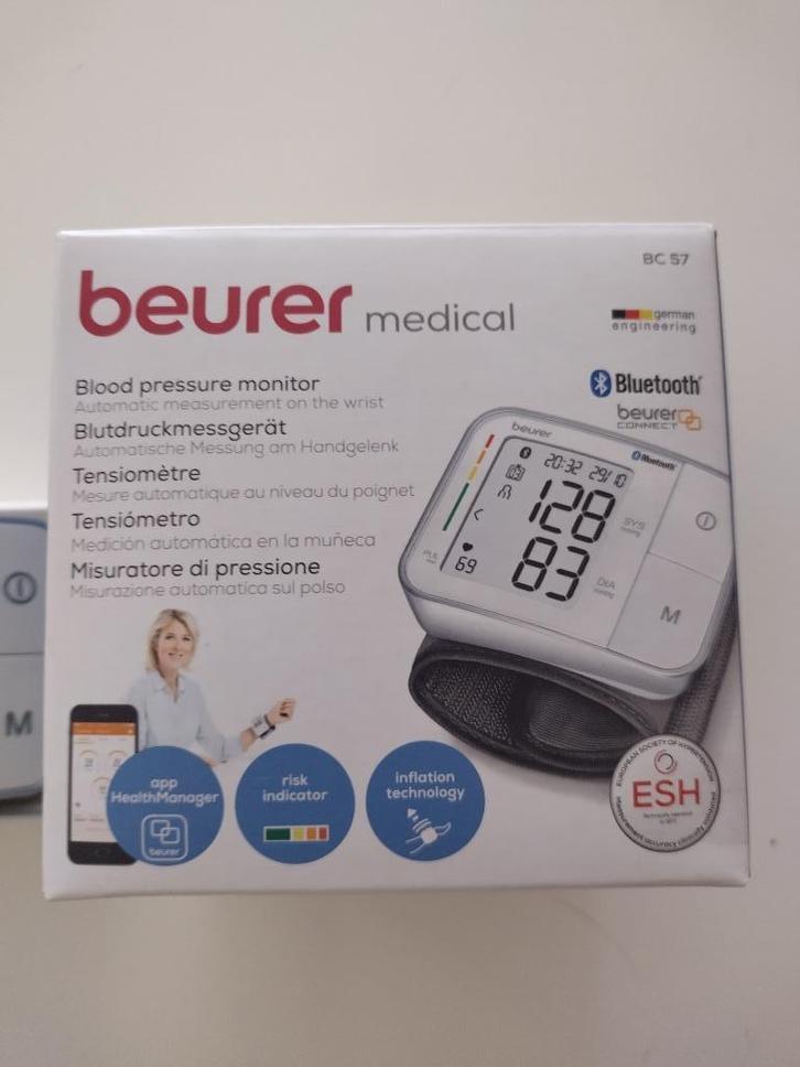 Beurer BC 57 bloeddrukmeter, Elektronische apparatuur, Persoonlijke Verzorgingsapparatuur, Zo goed als nieuw, Overige typen, Ophalen of Verzenden