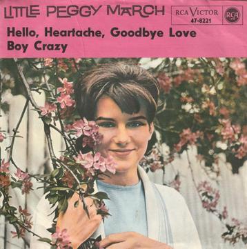 Little Peggy March - Hello, heartache, goodbye love - % beschikbaar voor biedingen