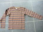 bruin longsleeve met oranje fijne strepen, Enfants & Bébés, Vêtements enfant | Taille 122, Enlèvement ou Envoi, Utilisé, Garçon