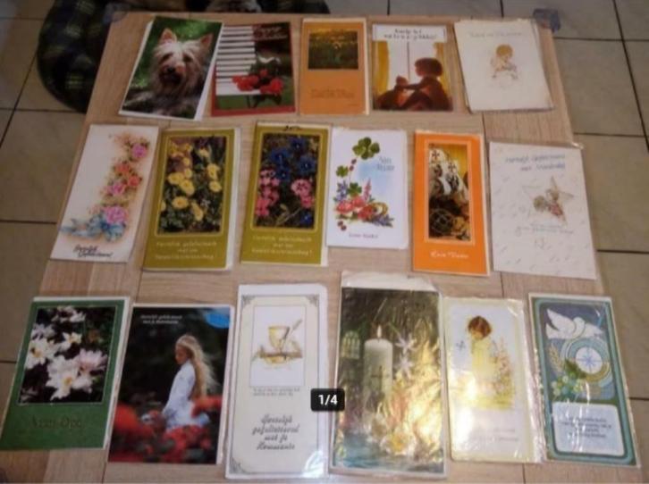 +- 50 nieuwe wenskaarten met omslag 0,50€/stuk of 10€/lot, Diversen, Wenskaarten, Zo goed als nieuw, Ophalen of Verzenden