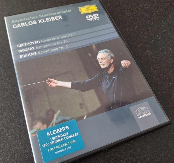 KLEIBER - Kleiber's Legendary 1996 Munich Concert DVD, Cd's en Dvd's, Dvd's | Muziek en Concerten, Zo goed als nieuw, Muziek en Concerten