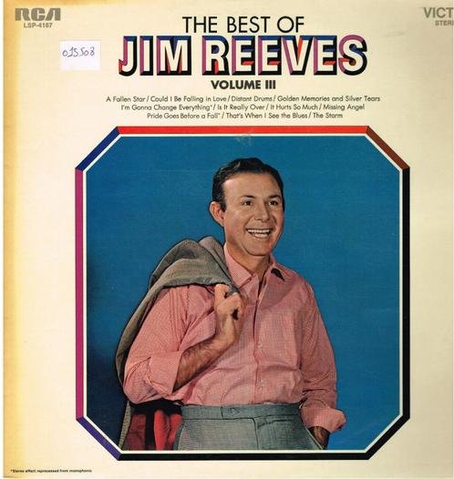 lp    /    Jim Reeves – The Best Of Jim Reeves Volume III, Cd's en Dvd's, Vinyl | Overige Vinyl, Overige formaten, Ophalen of Verzenden