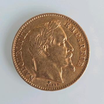 Frankrijk 20 franc 1868 Napoleon III beschikbaar voor biedingen