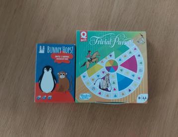 Partyspellen Quick - Bunny Hops en Trivial Pursuit beschikbaar voor biedingen