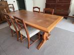 Antieke set van tafel en 6 stoelen, Ophalen