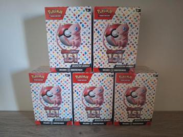 Pokemon 151 sealed booster bundel  beschikbaar voor biedingen