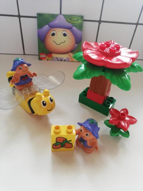 duplo 2832 de bosvriendjes met gele vlinder boekje, Kinderen en Baby's, Speelgoed | Duplo en Lego, Duplo, Complete set, Ophalen of Verzenden