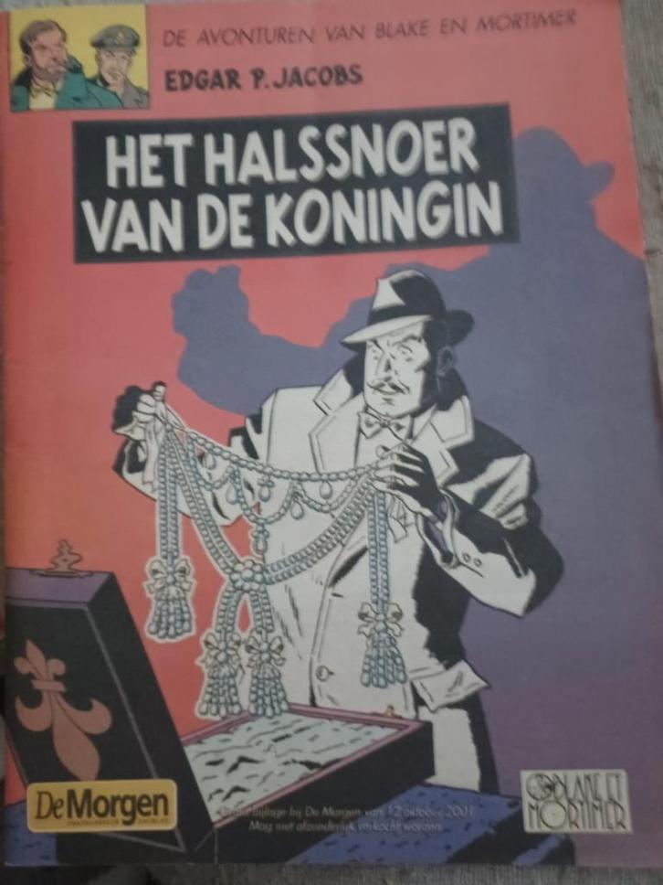 Halssnoer van de koningin Blake & Mortimer Edgar P Jacobs, Boeken, Stripverhalen, Zo goed als nieuw, Eén stripboek, Ophalen