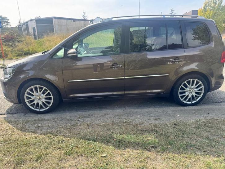 Vw Touran automaat 1.4 tsi airco 7 zit  - 1 jaar garantie, Auto's, Volkswagen, Bedrijf, Te koop, Touran, ABS, Airbags, Airconditioning