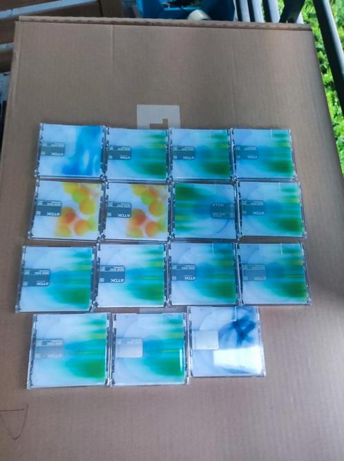 Set van 15 TDK MiniDiscs — 80 min — Heropneembaar, Audio, Tv en Foto, Walkmans, Discmans en Minidiscspelers