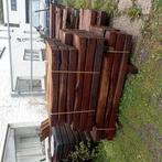 Traverses en chêne traité 10 par 20 cm neuve.