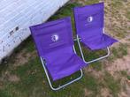 Plooistoel/plooizetel  Tomorrowland - 2stuks, Ophalen, Zo goed als nieuw, Campingstoel