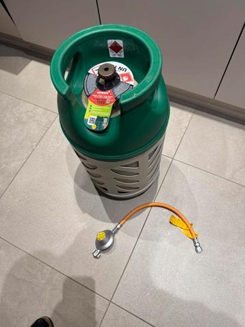 Composiet Benegasfles 10kg+ontspanner/gasdarm beschikbaar voor biedingen