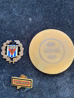 Breendonk bronzen medaille + spelden en broche, Ophalen of Verzenden, Brons
