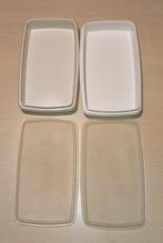 Twee tupperware dozen met deksel, Ophalen of Verzenden, Gebruikt, Wit, Bak of Kom