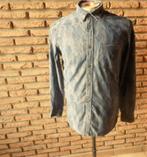 (18) -chemise homme t.M bleue - zara man -, Kleding | Heren, Overhemden, Blauw, ZARA  MAN, Gedragen, Halswijdte 39/40 (M)