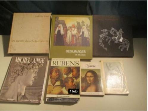 7 Oude Franstalige Kunstboeken, Boeken, Kunst en Cultuur | Beeldend, Gelezen, Ophalen of Verzenden