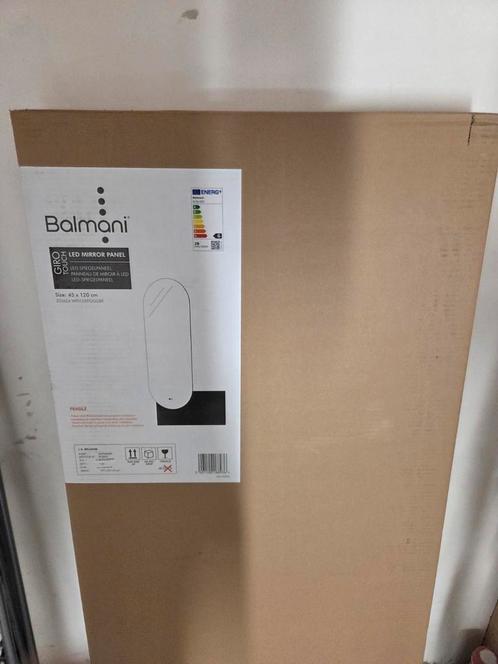Badkamerspiegel Balmani Giro Touch licht + infrarood, Huis en Inrichting, Badkamer | Badkamermeubels, Nieuw, Ophalen