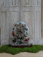 Prachtige stolp met opgezette vogels, Antiek en Kunst, Ophalen