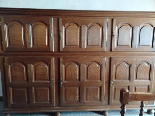 Eetkamer meubels EIK, Huis en Inrichting, Complete eetkamers, Gebruikt, 4 tot 6 stoelen, Ophalen