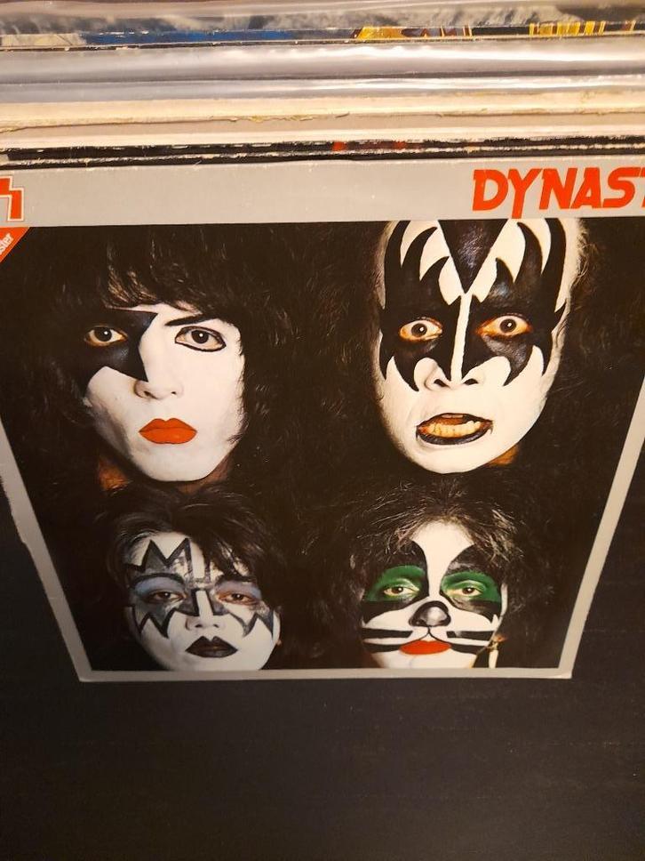 lp - kiss - dynasty - bak 3, Cd's en Dvd's, Vinyl | Hardrock en Metal, Gebruikt, Ophalen of Verzenden