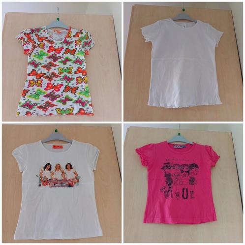 T-shirts zomer meisje maat 122/128, in zeer goede staat, Kinderen en Baby's, Kinderkleding | Maat 128, Zo goed als nieuw, Meisje