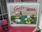 Ingelijste reclame - Costo Mena bieren -Rotselaar- 1961, Ophalen of Verzenden