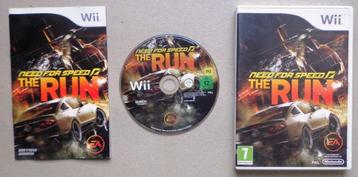 Need for Speed the Run voor de Nintendo Wii Compleet, Enlèvement ou Envoi, Comme neuf