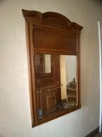 Houten spiegel, Antiek en Kunst, Ophalen, Rechthoekig, 50 tot 100 cm, 100 tot 150 cm