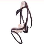 Bruin hoofdstel met bont, Dieren en Toebehoren, Paarden en Pony's | Hoofdstellen en Tuigage, Ophalen, Zo goed als nieuw