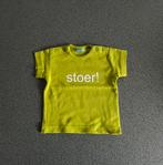 Groen t-shirt stoer! - maat 50/56, Kinderen en Baby's, Babykleding | Maat 56, Ophalen of Verzenden, Zo goed als nieuw, Jongetje