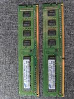 2*1GB Samsung M378B2873EH1-CH9 1Rx8 DDR3-1333 PC3-10600U RAM, Computers en Software, RAM geheugen, Desktop, Ophalen of Verzenden